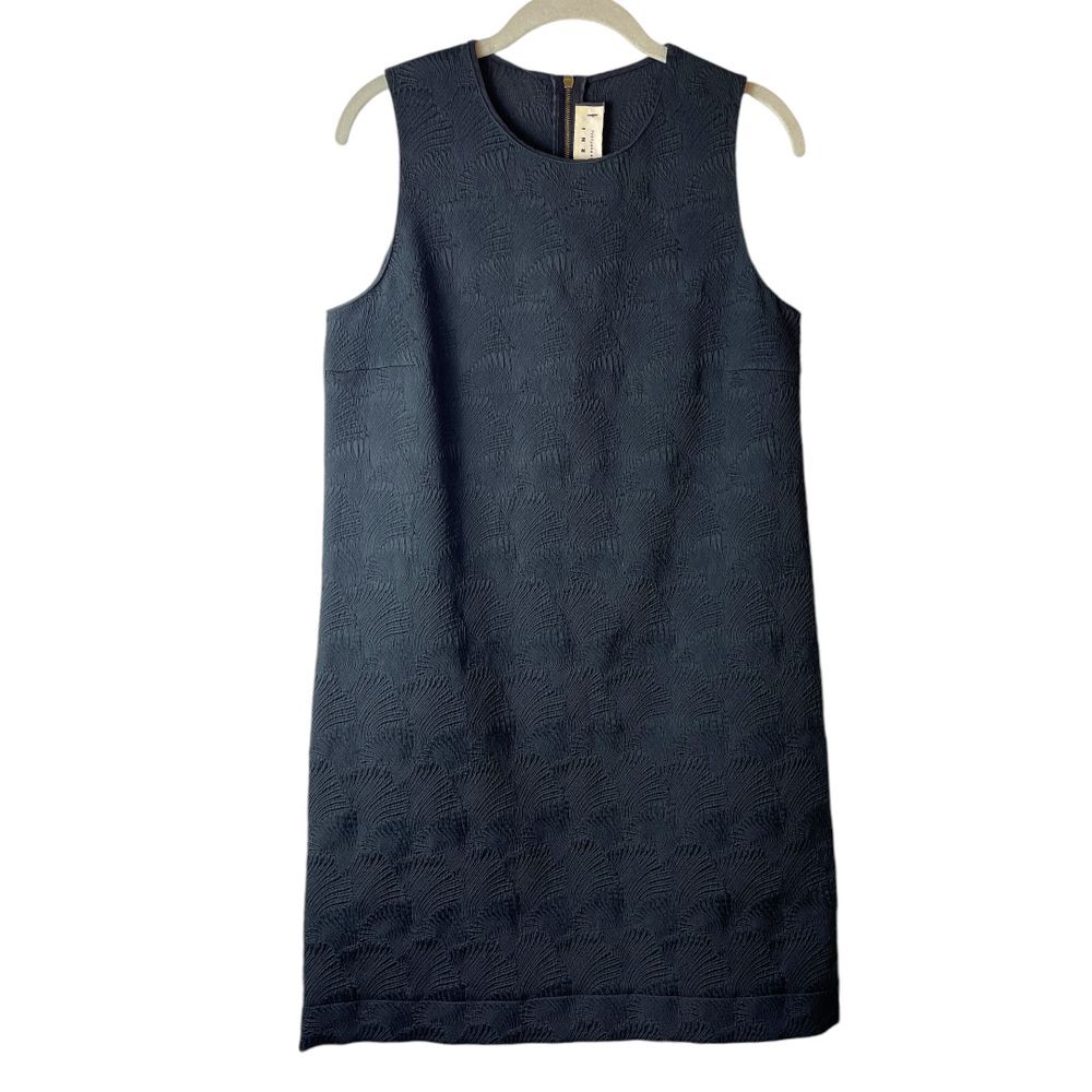 Marni Black Commessa‎ Shift Midi Dress 42/6.